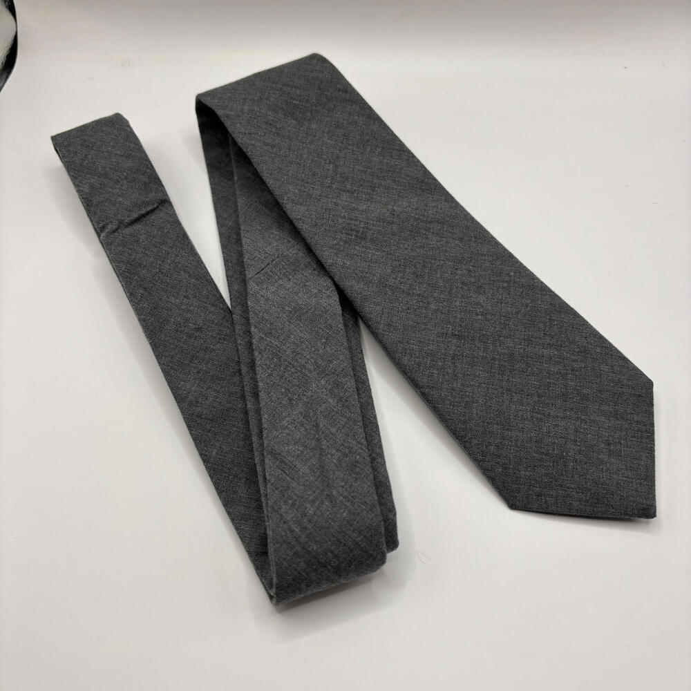 J.CREW Men's 100% Cotton Gray Tie